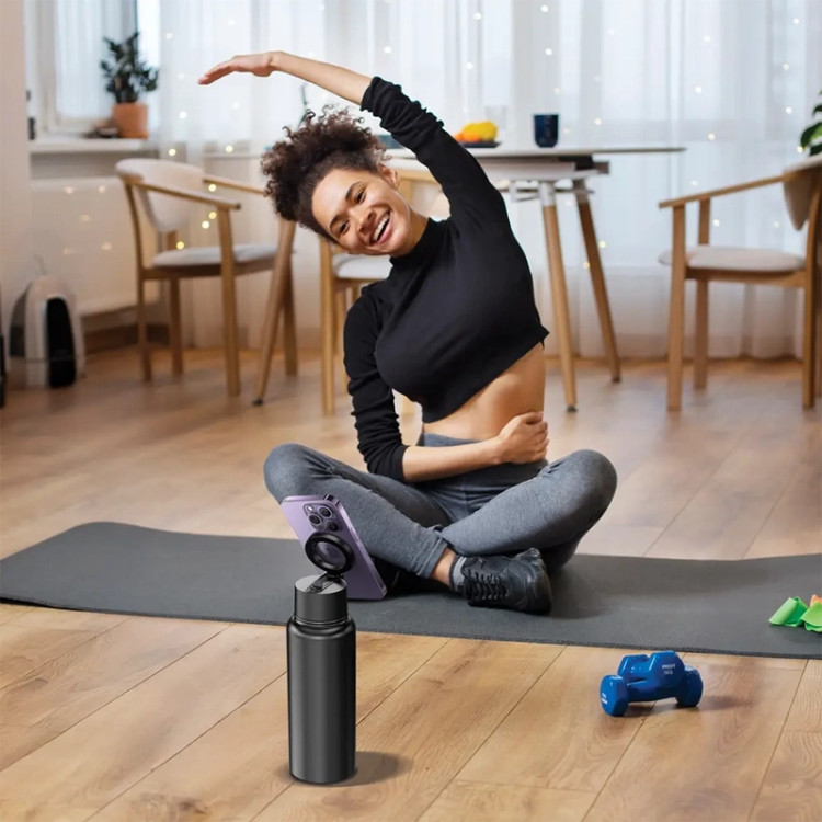 ماگ آب همراه با هولدر مگنتی پرودو مدل PORODO WATER BOTTLE LFST134