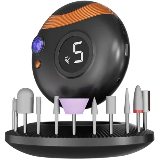 ست کامل ناخن گیر شارژی پرودو Porodo All-In-One Nail Trimmer Set PDLFST119BK
