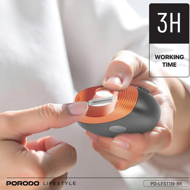 ست کامل ناخن گیر شارژی پرودو Porodo All-In-One Nail Trimmer Set PDLFST119BK