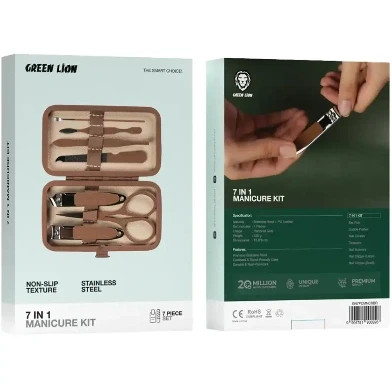 ست 7 عددی مانیکور گرین لاین Green Lion 7 in 1 Manicure Kit