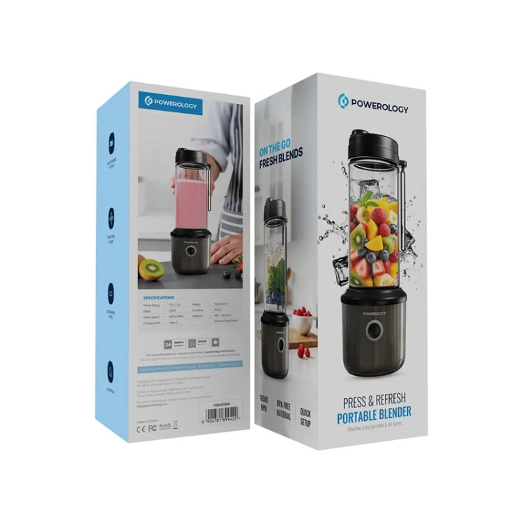 مخلوط کن قابل حمل پاورولوژی مدل POWEROLOGY PRESS & REFRESH PSM013WH