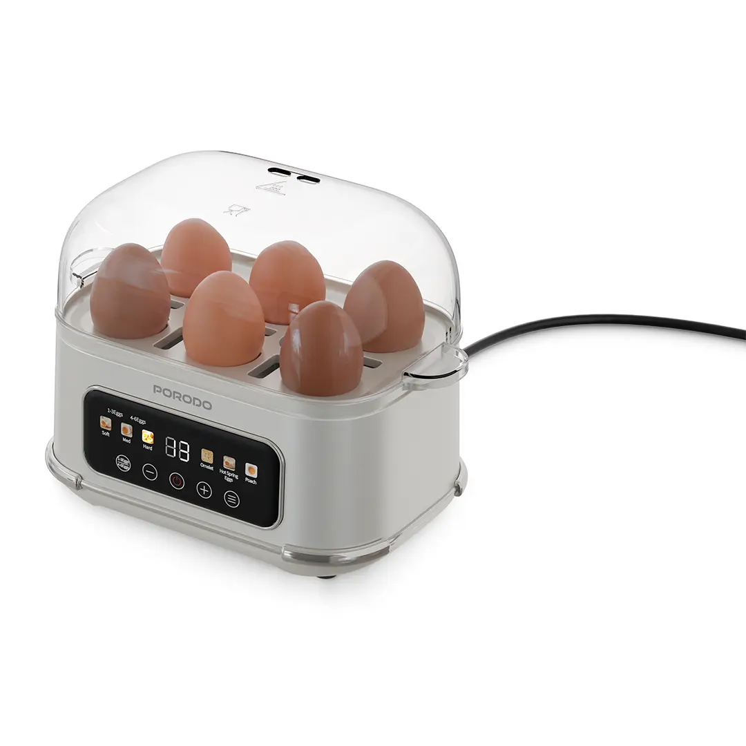 تخم مرغ پز برقی هوشمند پرودو مدل Porodo Lifestyle Poacher Smart Electric Egg Boiler with Program Selector