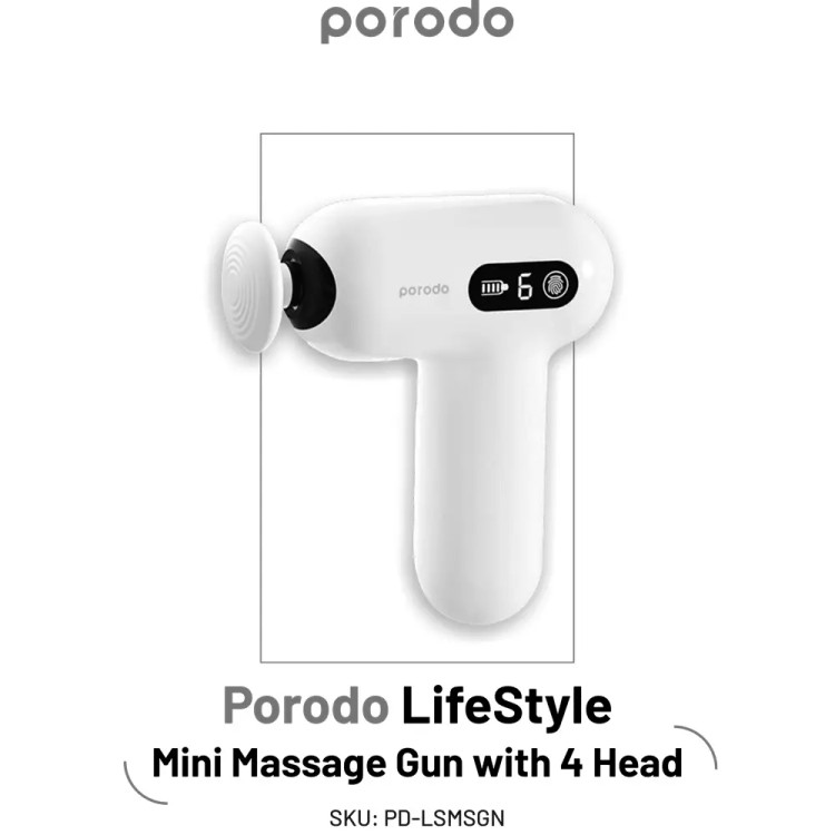 ماساژور تفنگی پرودو مدل porodo active precision massager