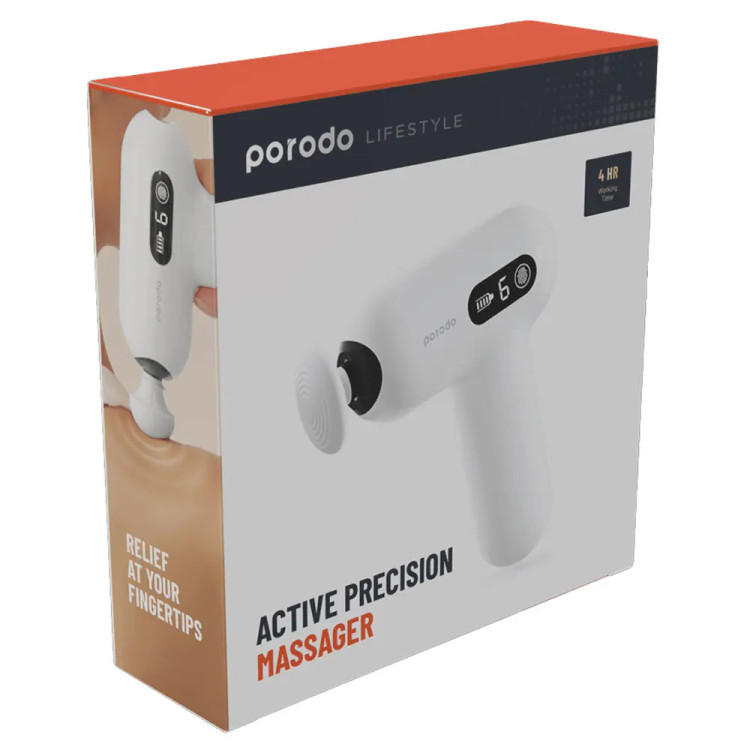 ماساژور تفنگی پرودو مدل porodo active precision massager